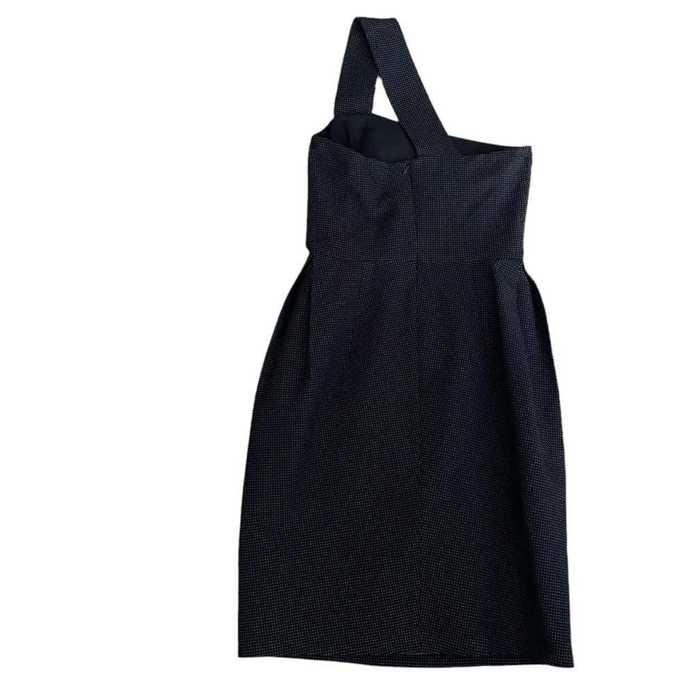 Amaya Arzuaga | Spanish Designer one shoulder black cocktail dress women XS EU38 - Picture 9 of 16